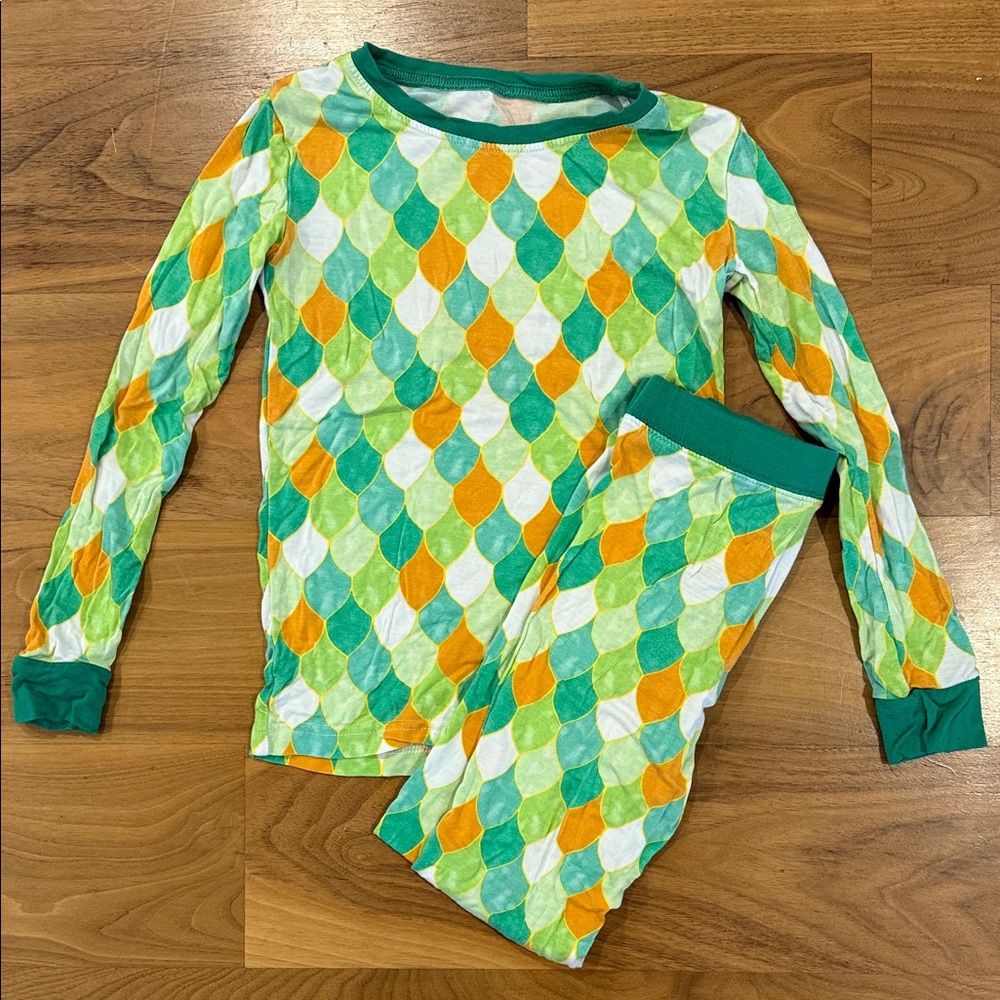 Little Sleepies Dragon Scales PLAY condition Pajama Set 4t